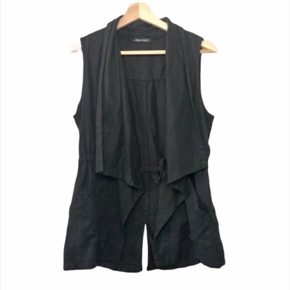 Dear John Denim Waterfall Black Utility Vest S - Picture 1 of 6